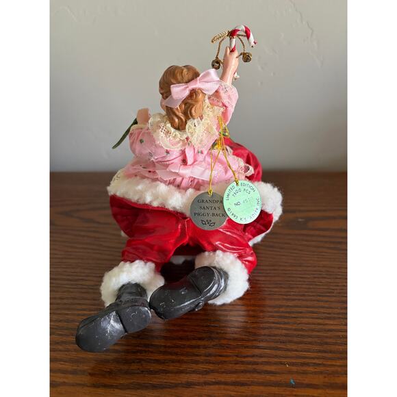 VTG Fabriche Kirk Adler KSA Collectibles Ltd Edition 'Grandpa Santas Piggy Back' - Picture 8 of 13